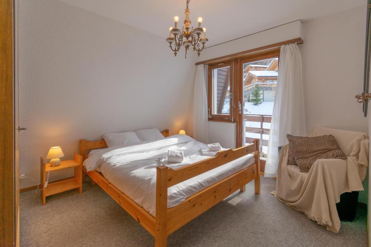 Apartment Mont-Parrain La Tzoumaz Dış mekan fotoğraf